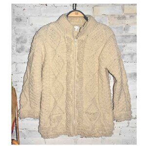 Vintage Natives Authentic Hand-Knit Otavalo-Ecuador 100% Wool Gorgeous Sweater M